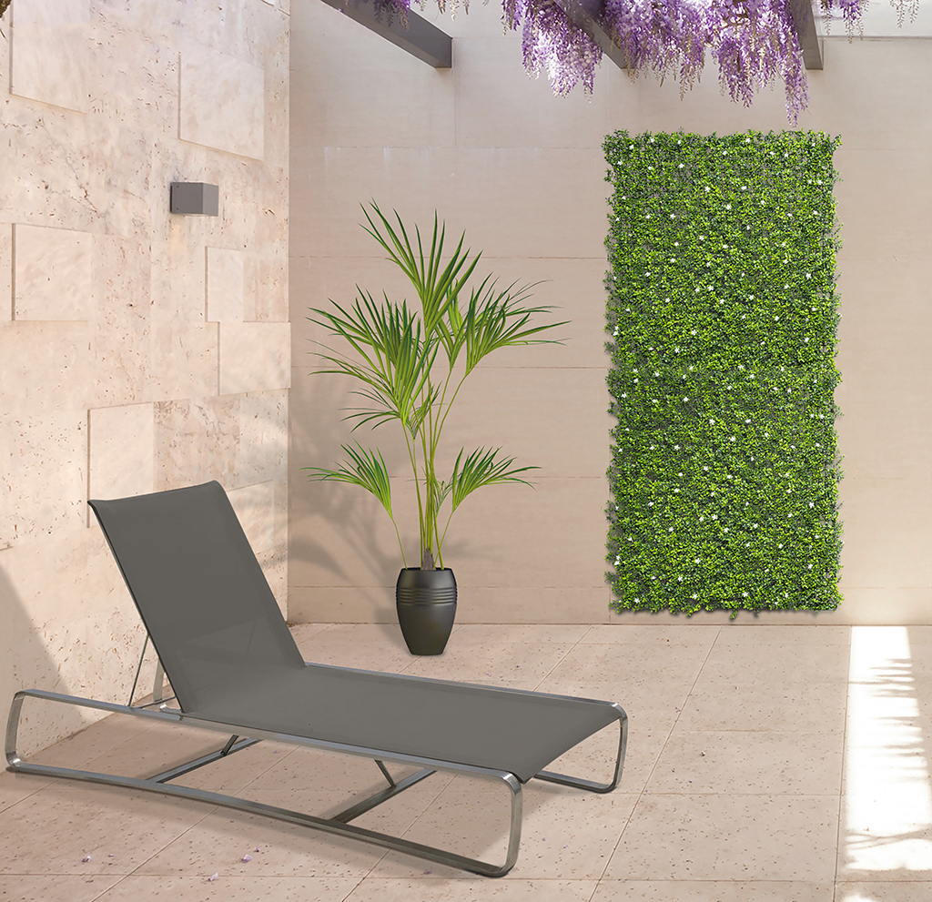 VERTICAL JASMIN zöldfal jázminnal 1x1m