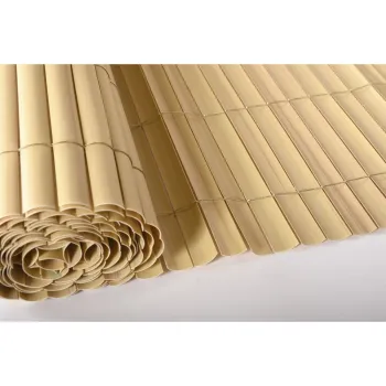 PLASTICANE félovális profilú műanyag nád 1x3m bambusz 3.Kép
