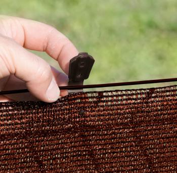 TOTALTEX , szőtt árnyékoló háló 2x50m barna 3.Kép