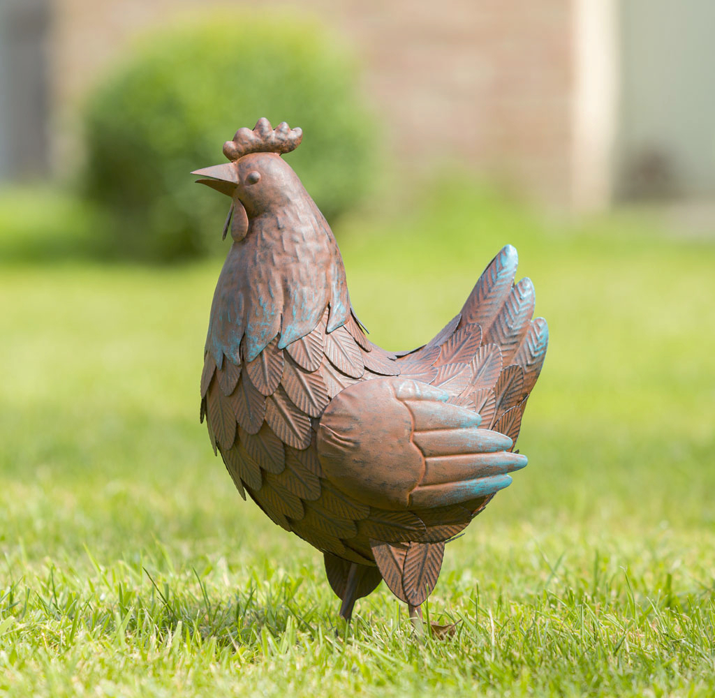 PICOTA Tyúk figura fémből