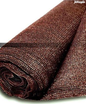 RECYNET PLUS - szőtt árnyékoló háló gomblyukakkal, 2x5m, barna Kép
