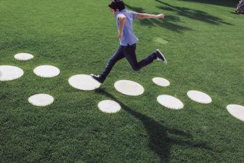 GREEN DENIA X-TRA 40 műfű 2x4m, zöld-barna Kép